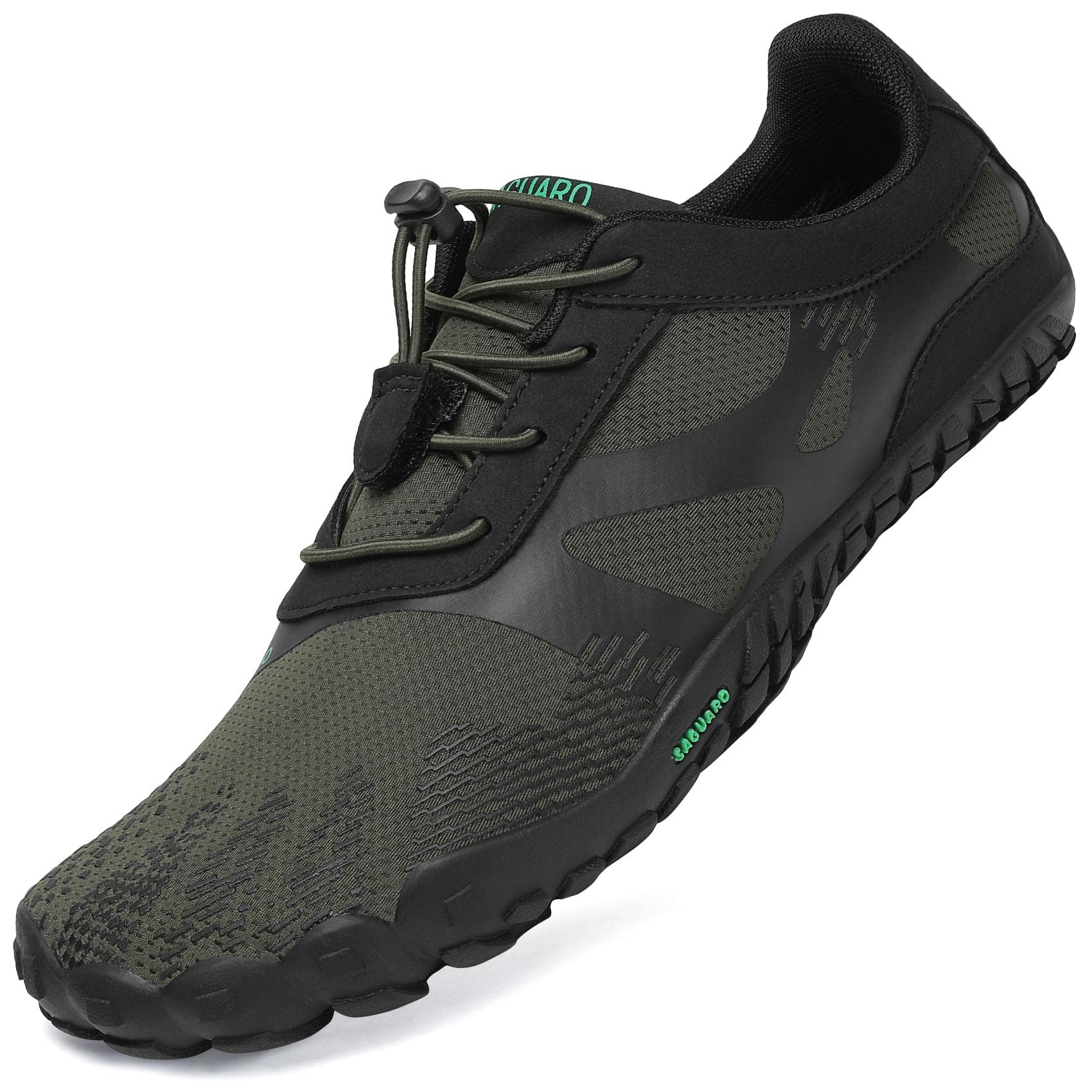 SAGUARO Estate Scarpe Barefoot Minimaliste Uomo Comode e Leggere Antiscivolo Trekking Trail Running Scarpe Asciugatura Rapida Outdoor e Indoor