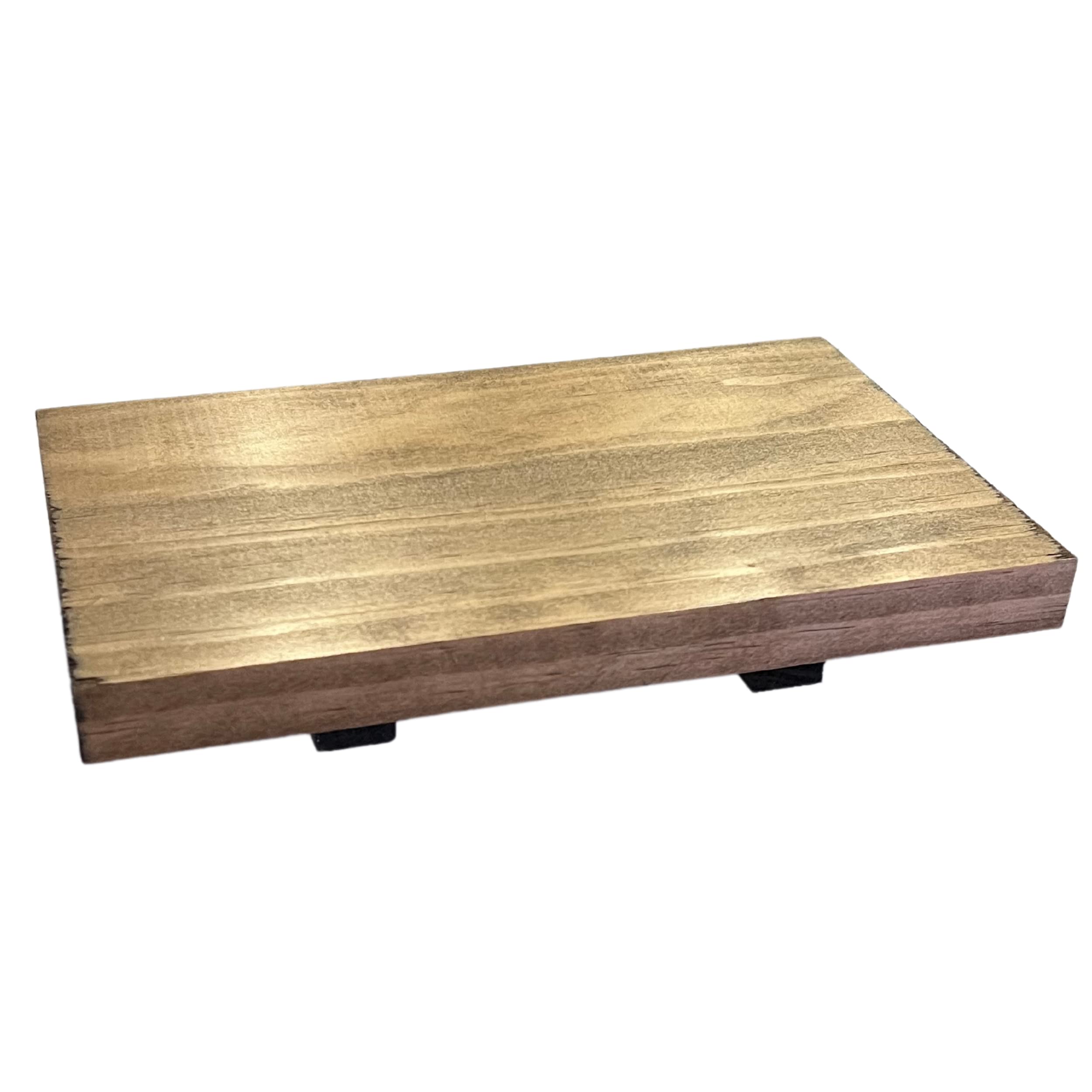 Buy Wooden Farmhouse Tray Sink Riser Caddy Bathroom Vanity Tray Soap