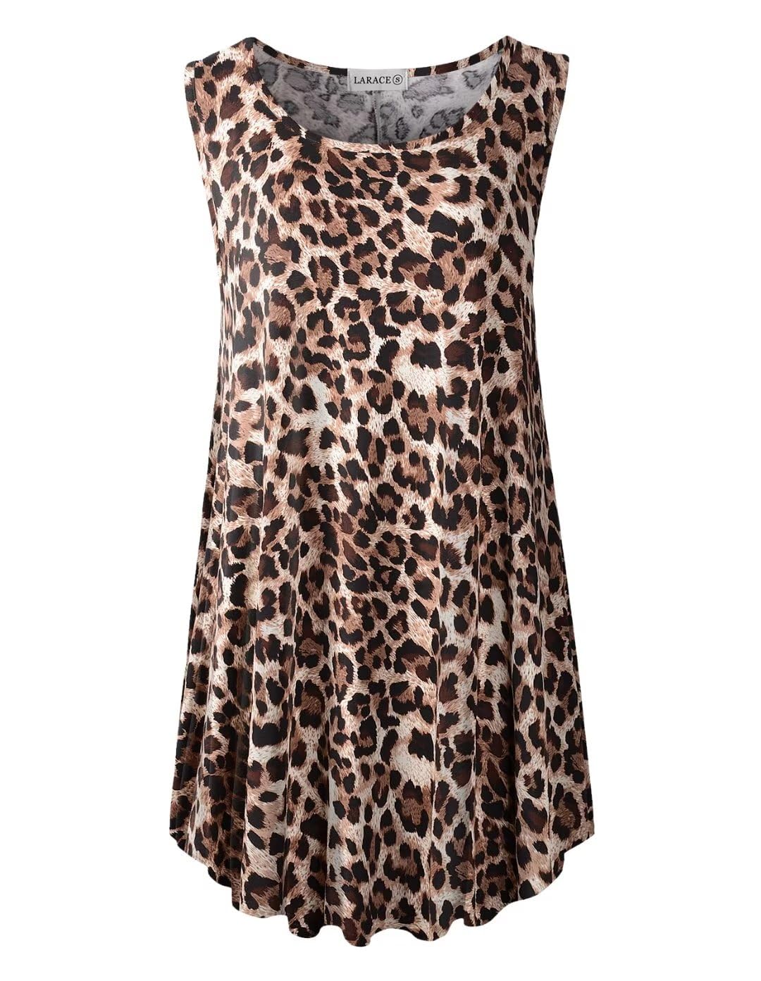 LARACE Tank Tops for Women Plus Size Sleevelss Tunic Casual Summer Clothes Swing Shirts for Leggings