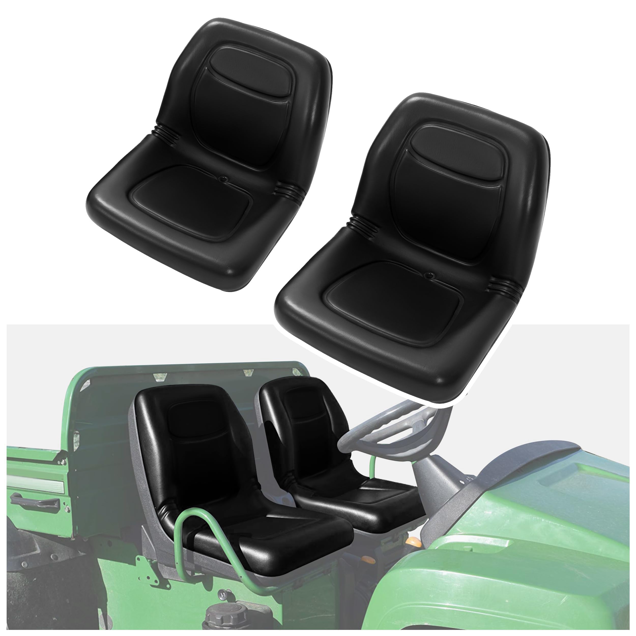 KUAFU Tractor Seat Compatible with John Deere Gator 4X2HPX 4X4HPX XUV