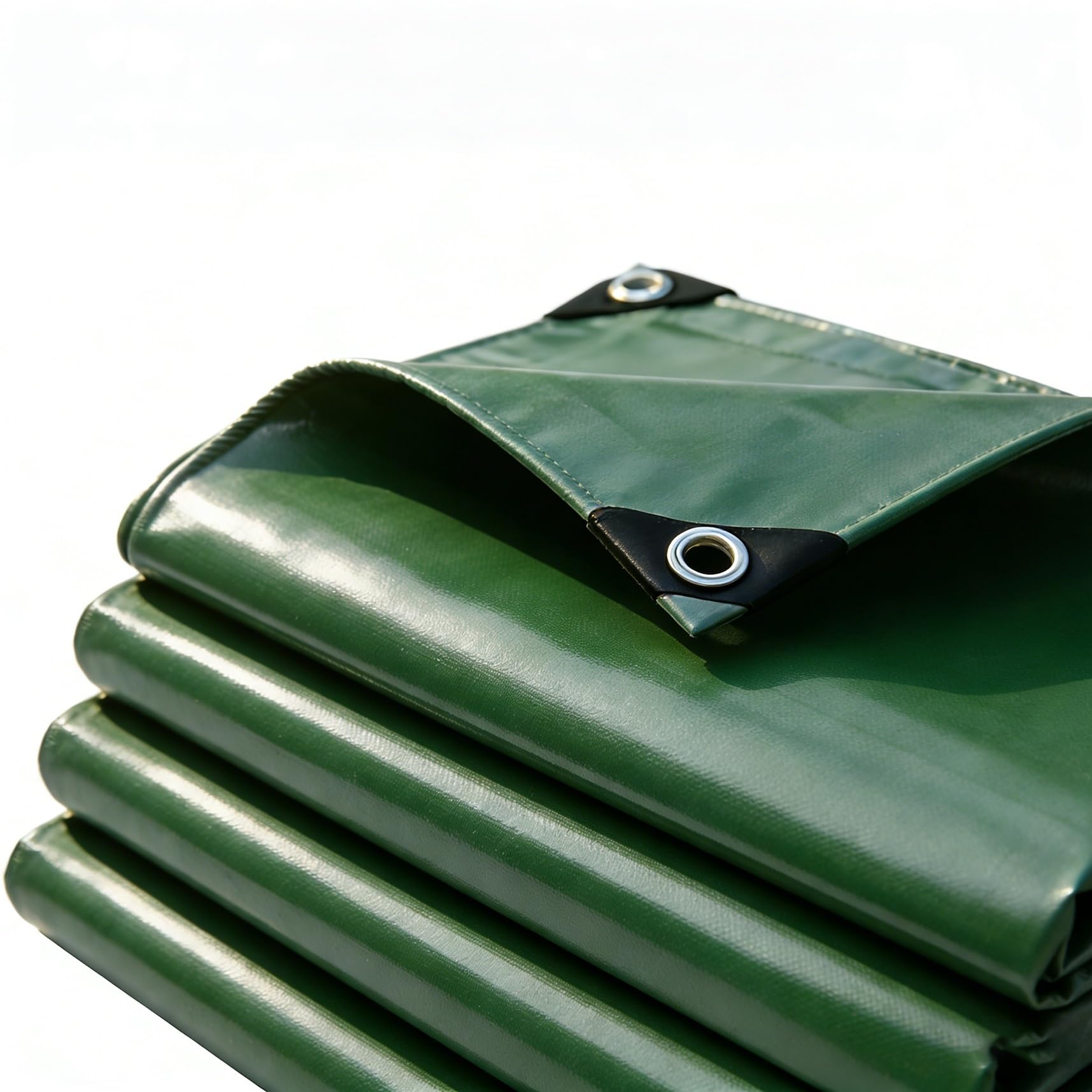 Telo Impermeabile Esterno 195 x 400 cm Impermeabile e Antistrappo, Universale, Raggi Uv, Resistente Agli Agenti Atmosferici Telo Protettivo Multiuso per Mobili da Giardino, Verde