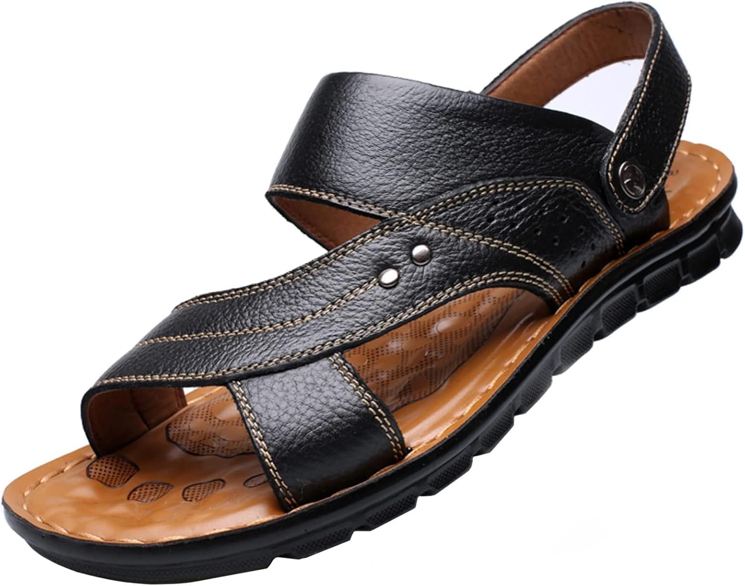 [STRDEOUT] メンズ サンダル さんだる スポーツサンダル sandals men オフィスサンダル ドライバーサンダル 夏 外履き 歩きやすい おしゃれ 男性用 キャンプ 運転 ウォーキング 2way