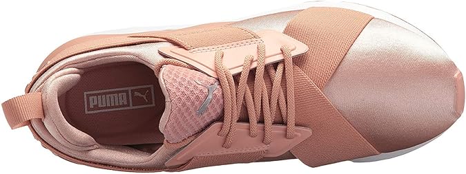 puma muse satin bianche