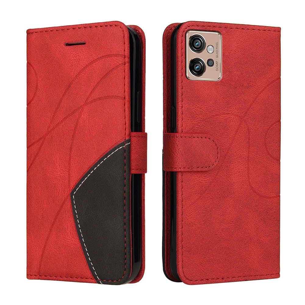 Cover Slim Motorola Moto G22 E22s - Protezione Libro Cuoio Sintetico