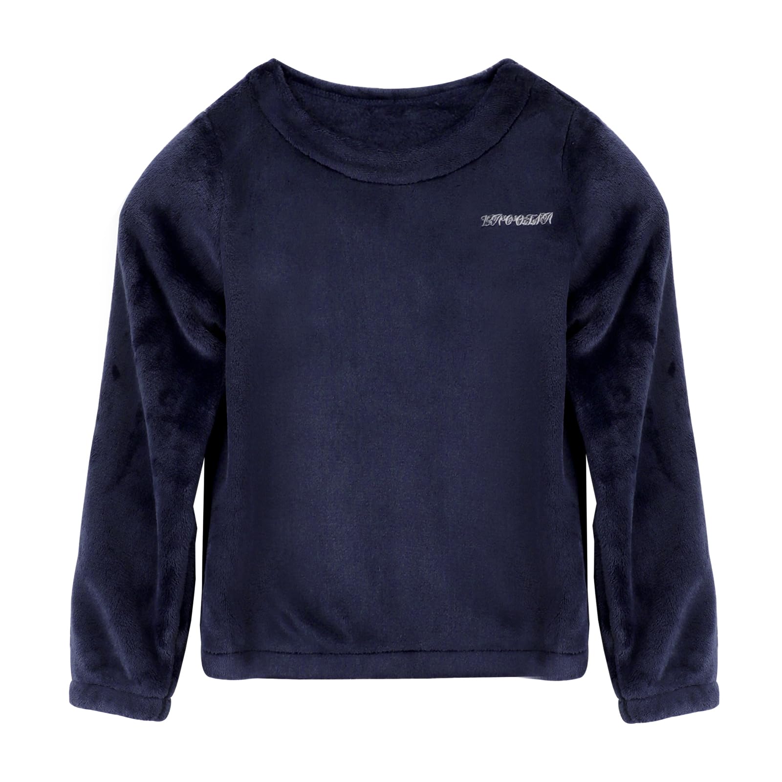 LACOFIA Ensembles de Pyjama Enfant Hiver en Polaire 2 Pièce Vêtements de Nuit à Manches Longues Garçons Filles Loungewear Chaud