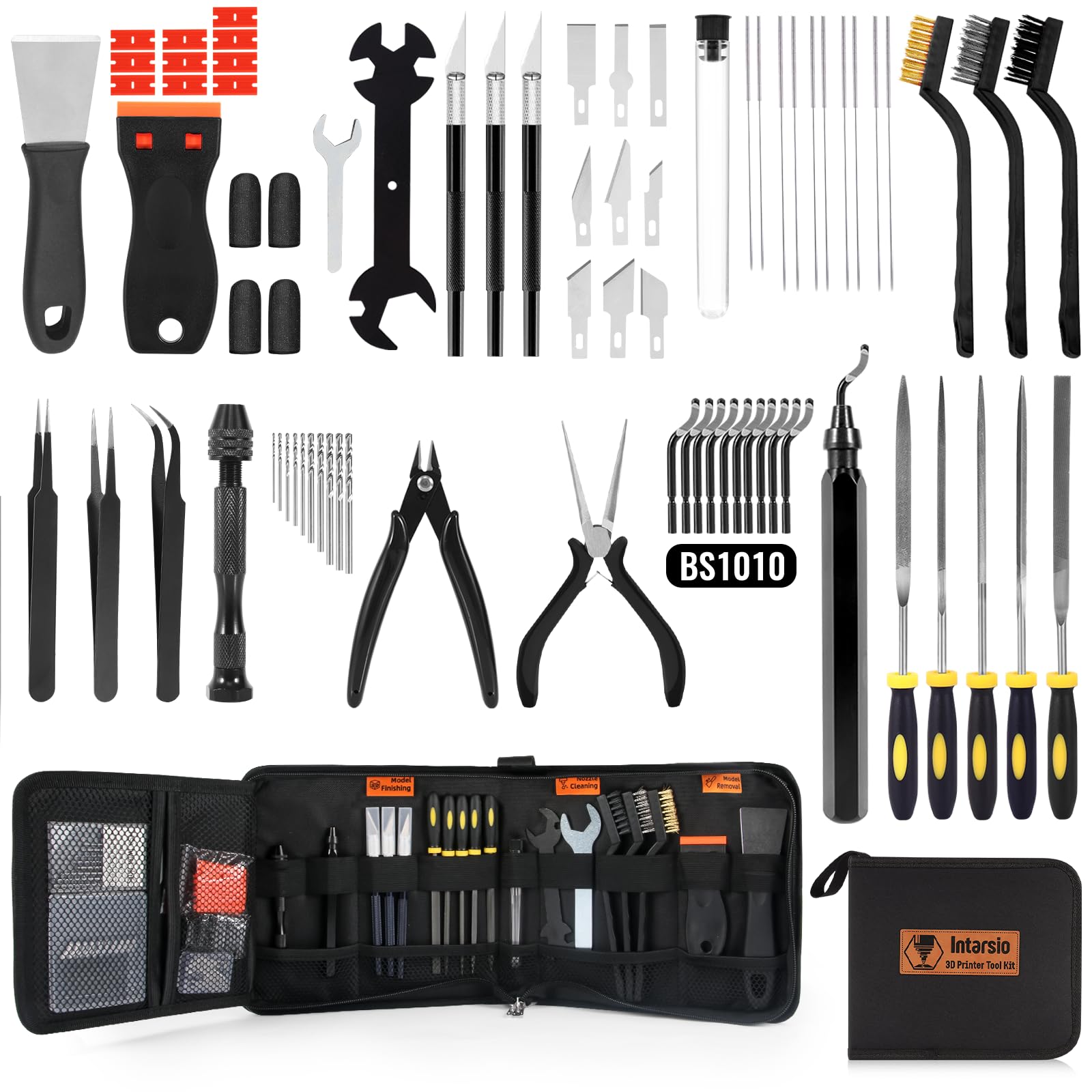 68Pcs 3D Printer Tools Kit with Storage Case