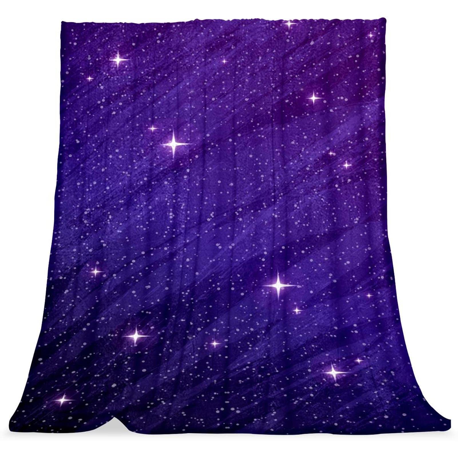 Couvre-lit nébuleuse violette TBOUOBT couverture douce pour lit enfant