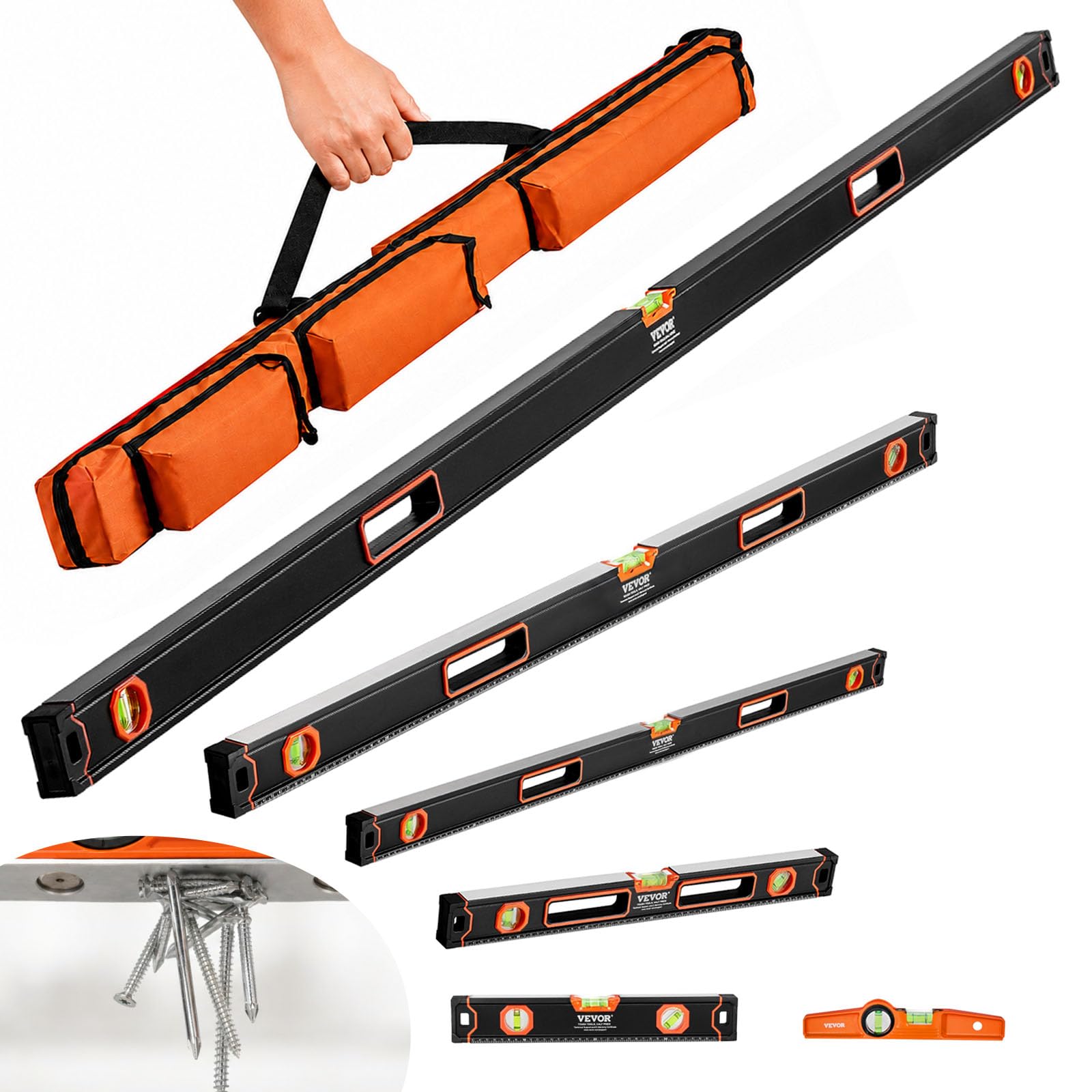 VEVOR 6-Piece Magnetic Torpedo Levels - FREE SHIPPING -1