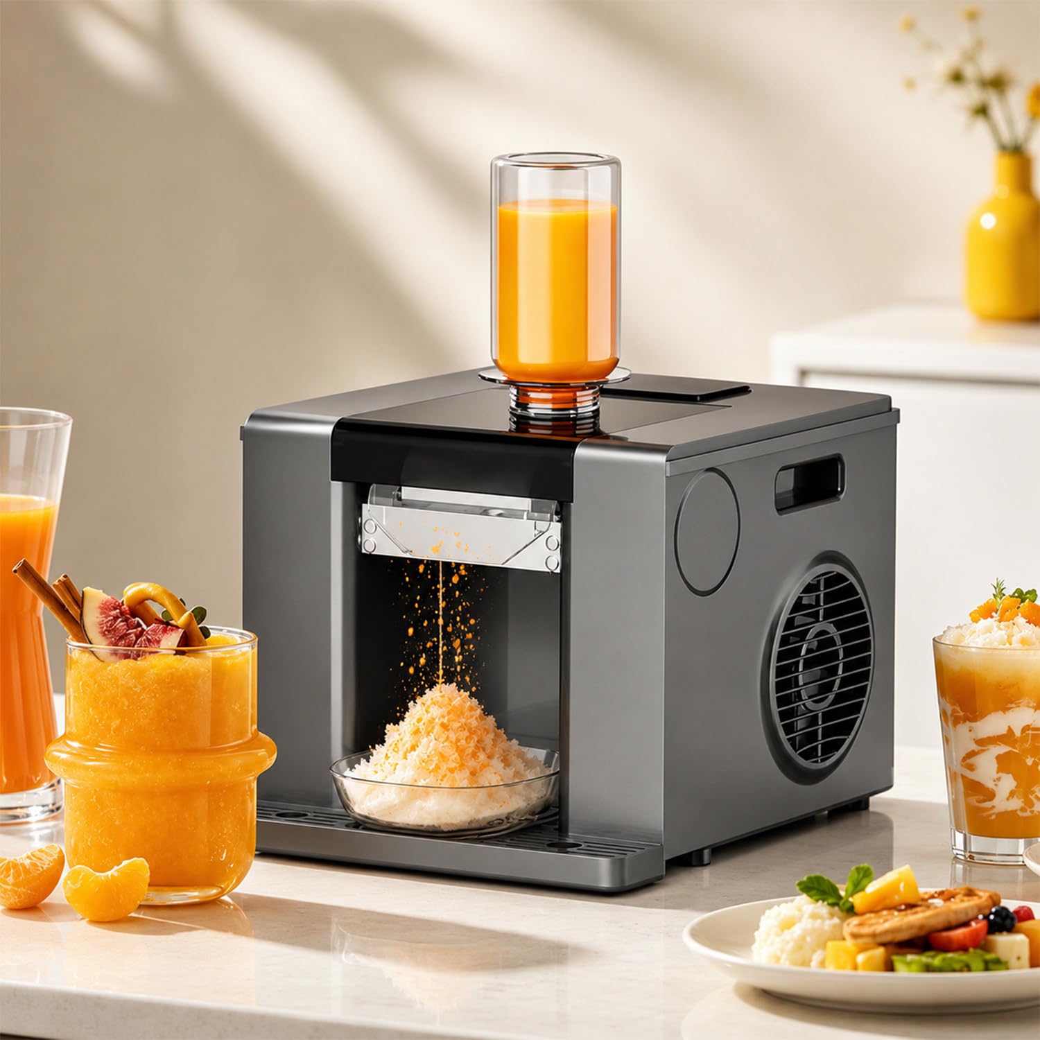 Snowflake Machine, Shaved Ice Maker, Slushie Machine, Flake Ice Machine