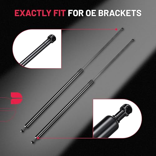 Miniatura 4 de BDFHYK ST360M1200S10 - Amortiguadores de gas de 36 pulgadas, 200 libras (890N), soporte de elevación para remolque de motos de nieve, cubierta de