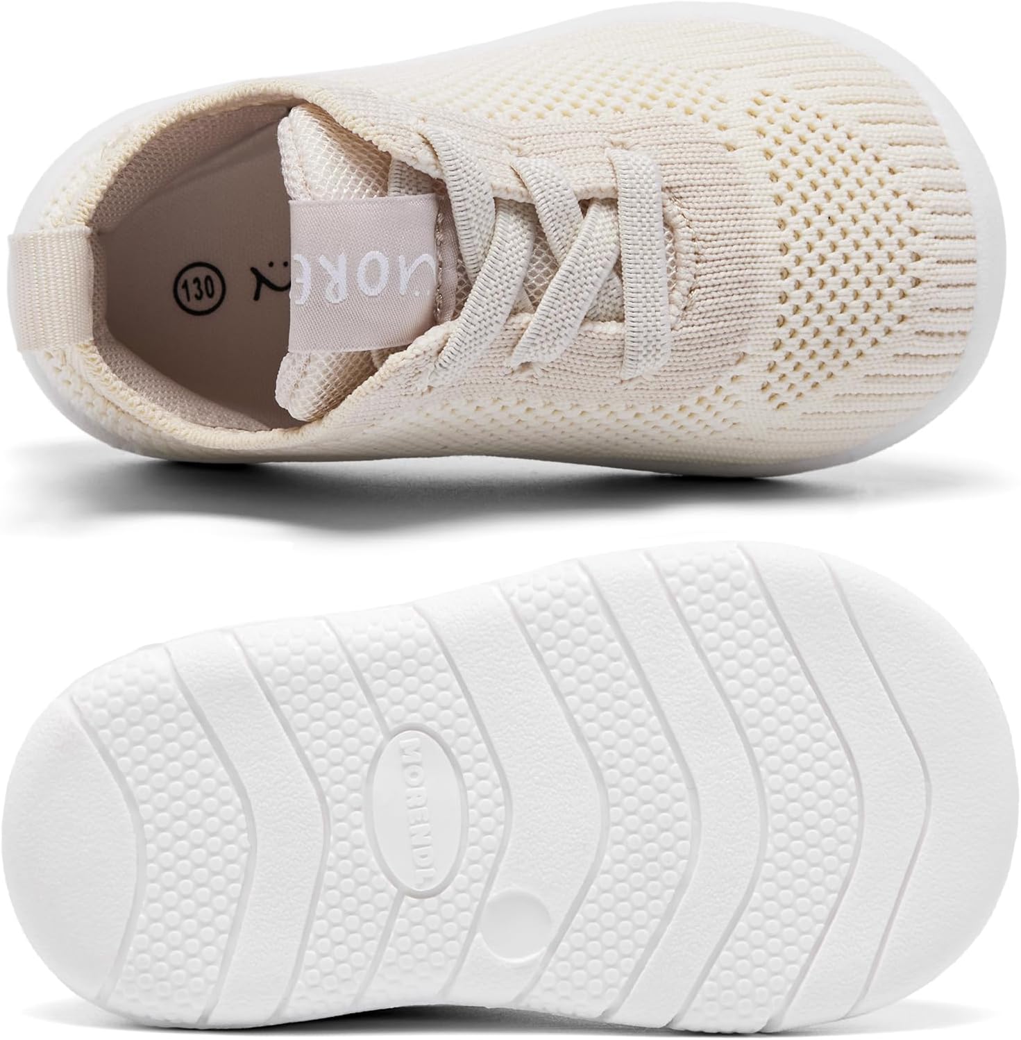 MORENDL Toddler Shoes Baby Walking Sock Shoes Infant Sneakers 0-4 Years Boy Girl Barefoot Tennis Shoe Non-Slip Brethable - Image 5