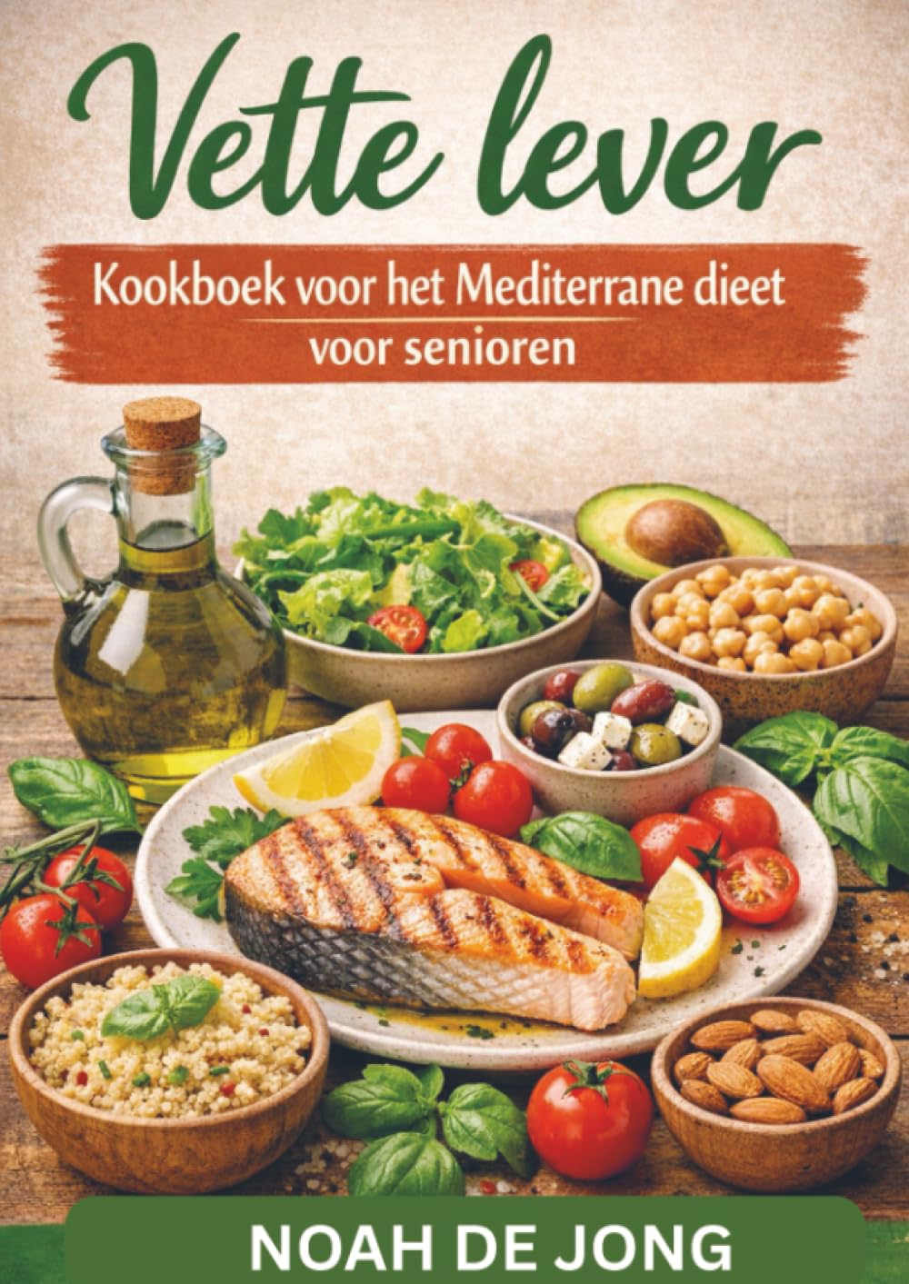 Vette lever Kookboek voor het Mediterrane dieet voor senioren: Een praktische gids met eenvoudige recepten en gestructureerde maaltijdplannen ter ondersteuning van een gezonde lever