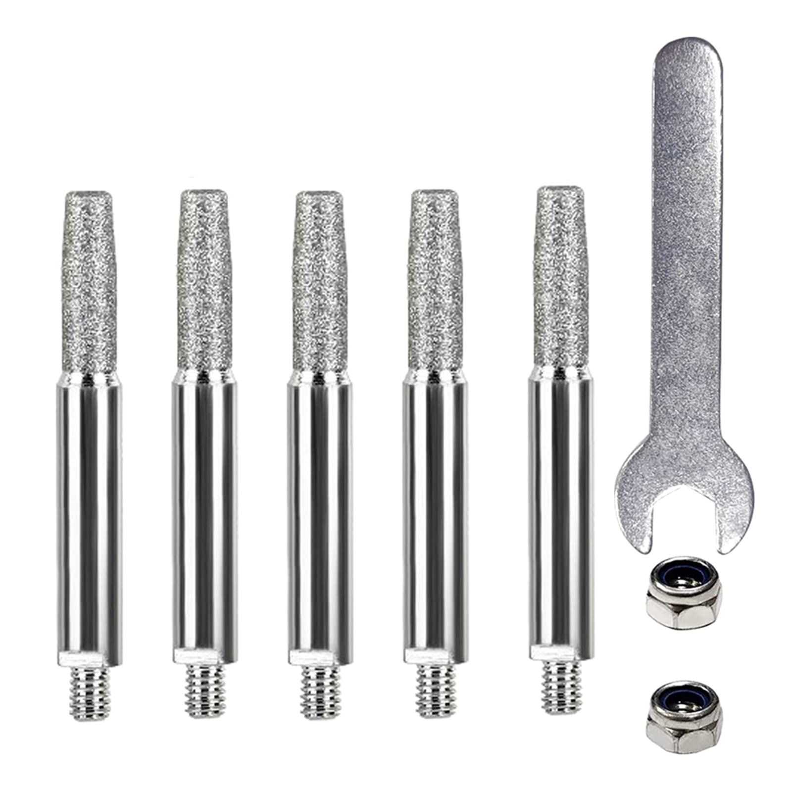 Ywluuoo Chainsaw Sharpening Stone Grinding Rods Woodworking Chainsaw Accessory Tool Resistance Grinding Tools Chain Sharpener Tool