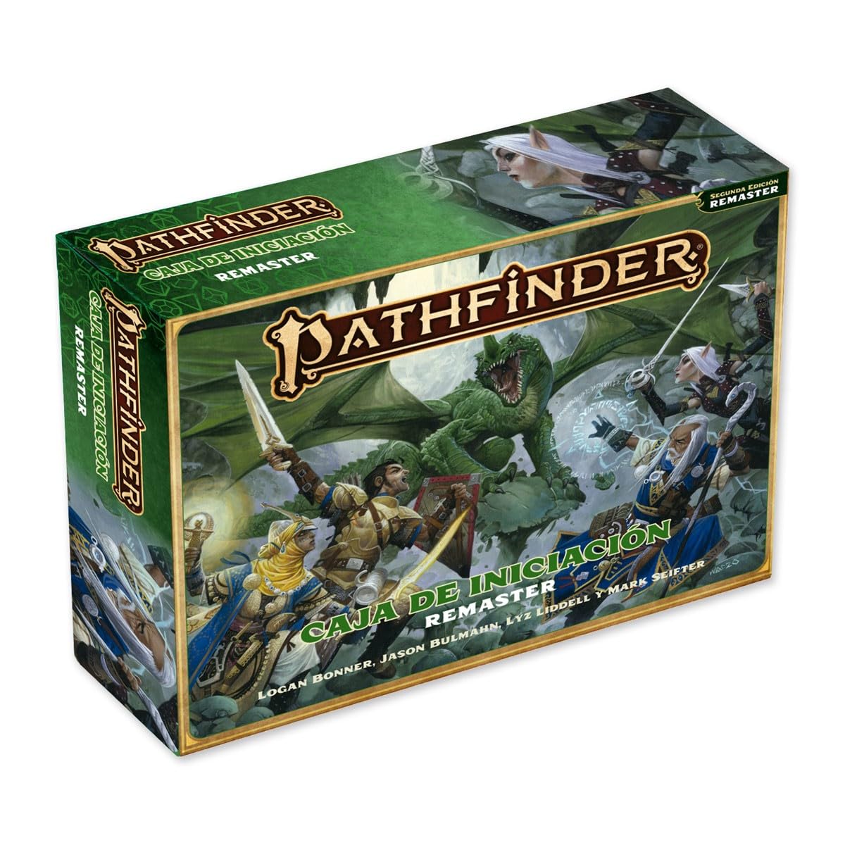 Devir - Pathfinder Caja de Iniciación Remaster – Juego de rol Fantástico para Principiantes, Manual, Aventuras, Héroes Pregenerados y Dados (PF2CAINRE)
