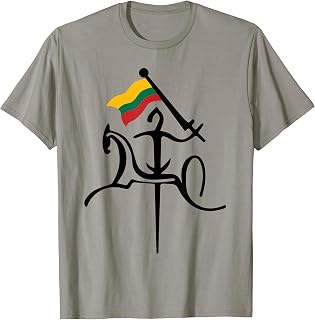 Vytis with Lithuania Flag - Lithuania Strong T-Shirt T-Shirt