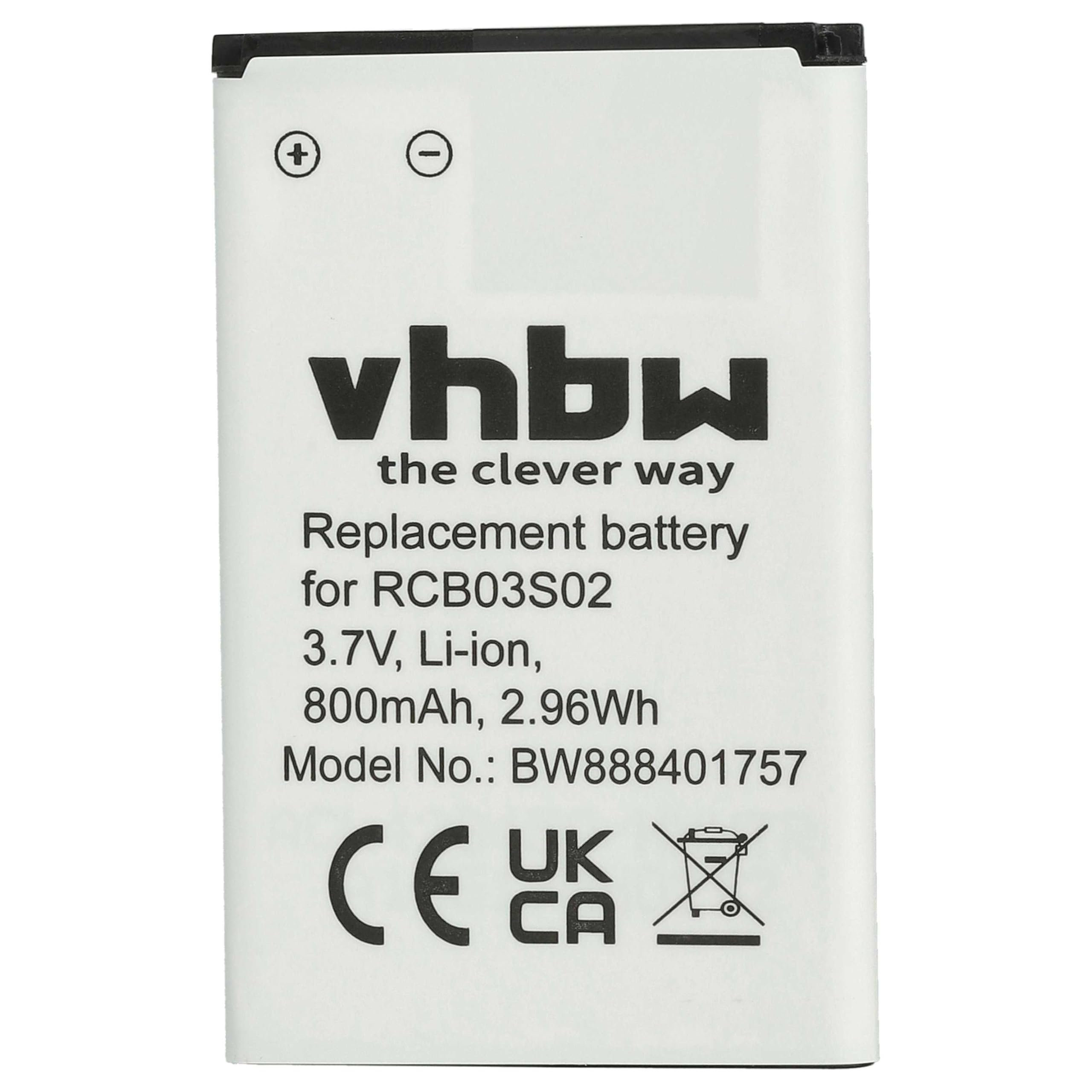 Batteria Sostitutiva BL-5C Per Swisstone BBM - 700mAh, 3.7V, Li-Ion, Ricaricabile