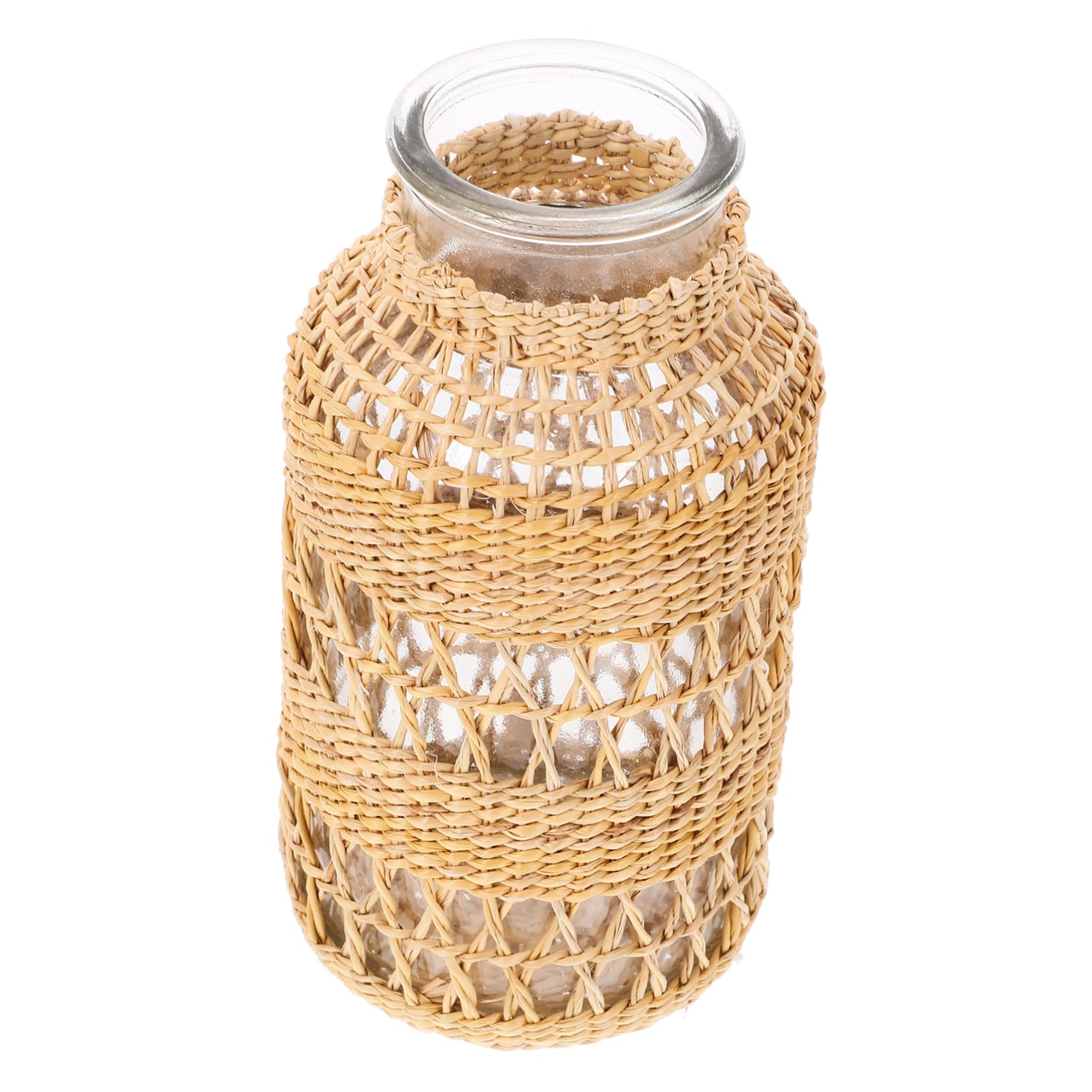 Riviera Maison Glazen vaas, luxe bloemenvaas warm glas woonaccessoires, decoratief, boeketten, gedroogde bloemen, takken voor binnen - RM Aramis vaas - lichtbruin - glas - (xH) 35x25