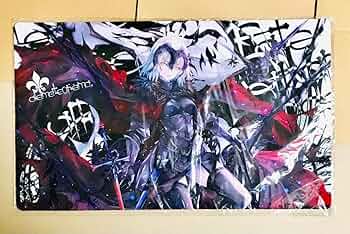 ジャンヌダルク　オルタ　ラバー　プレイマット　fate fgo ジャンヌダルク オルタ ラバー プレイマット fate fgo - メルカリ