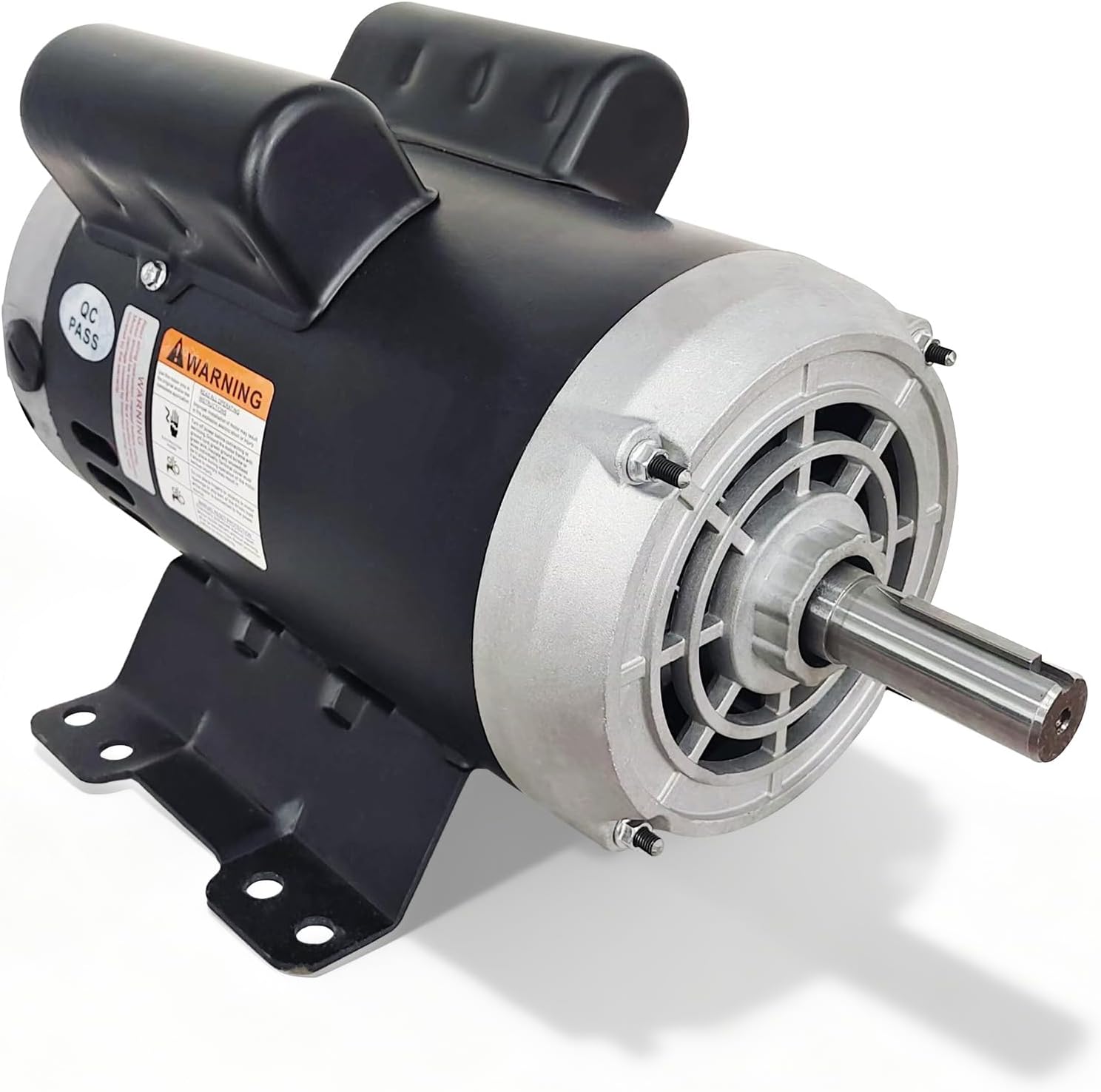 5HP 208/230V 23378805 Air Compressor Motor Compatible with Ingersoll Rand Single Phase, 184 Frame 3450 RPM 60Hz Electric Motor Replace# 23220064 54421193 56283138