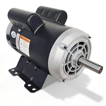 23378805 5HP Air Compressor Motor 208/230V | Compatible with Ingersoll Rand Single Phase, 184 Frame 3450 RPM 60Hz Electric Motor Replace# 23220064, 54421193, 56283138
