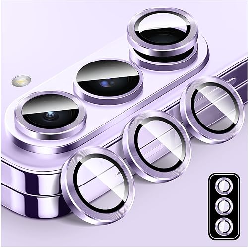 Miniatura 12 de LucBuy Protector de lente de cámara para Samsung Galaxy Z Fold 3, cubierta de cámara de vidrio templado Protector de pantalla Adhesivo de película