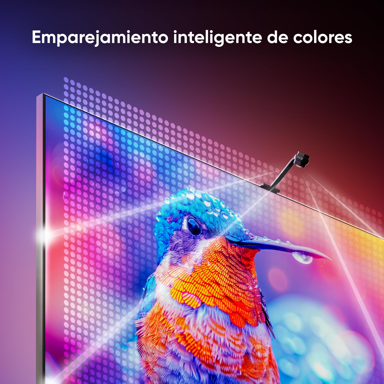 Nanoleaf 4D V2 Tira LED Espejo de Pantalla para TV 65", Retroiluminación RGB Inteligente, Zigzag Flexible con Cámara, Música Sync, Wi-Fi/Bluetooth, Control App y Voz (Alexa/Google/Apple)