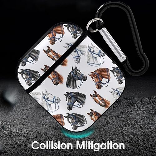 Miniatura 6 de Funda protectora de silicona suave con funda para AirPods para mujeres y hombres, a cuadros, compatible con Apple AirPods 2 y 9