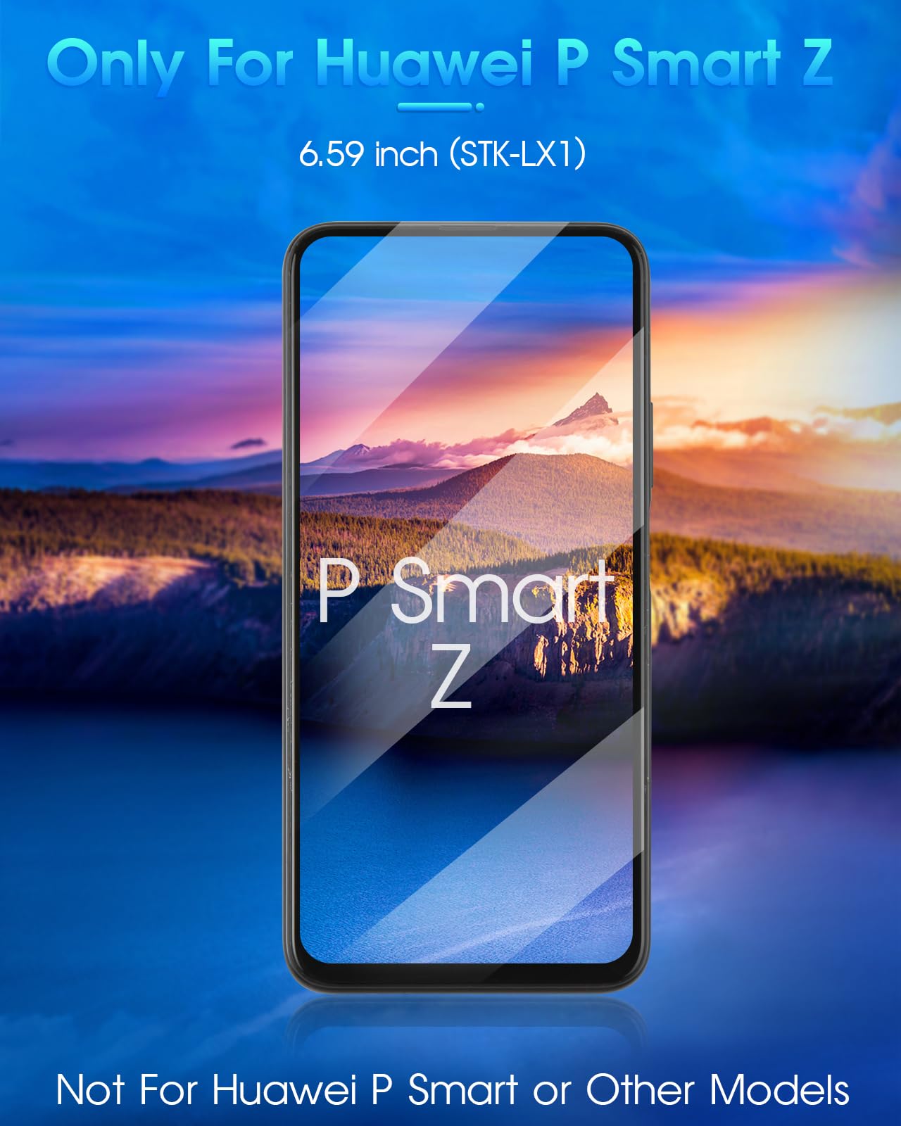 ARSSLY Schermo per Huawei P Smart Z Schermo di Ricambio per Huawei P Smart Z STK-LX1 6.59" LCD Display Touch Digitizer Completo Kit di Riparazione, Nero con Telaio