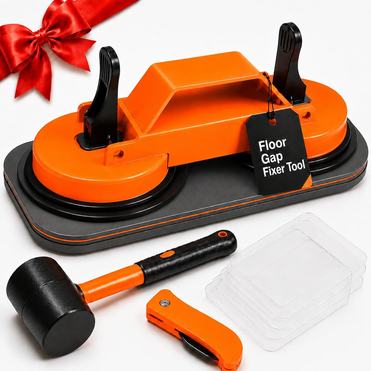 Floor Gap Fixer Tool, Laminate Floor Repair Kit Heavy Duty Dual Suction Cup