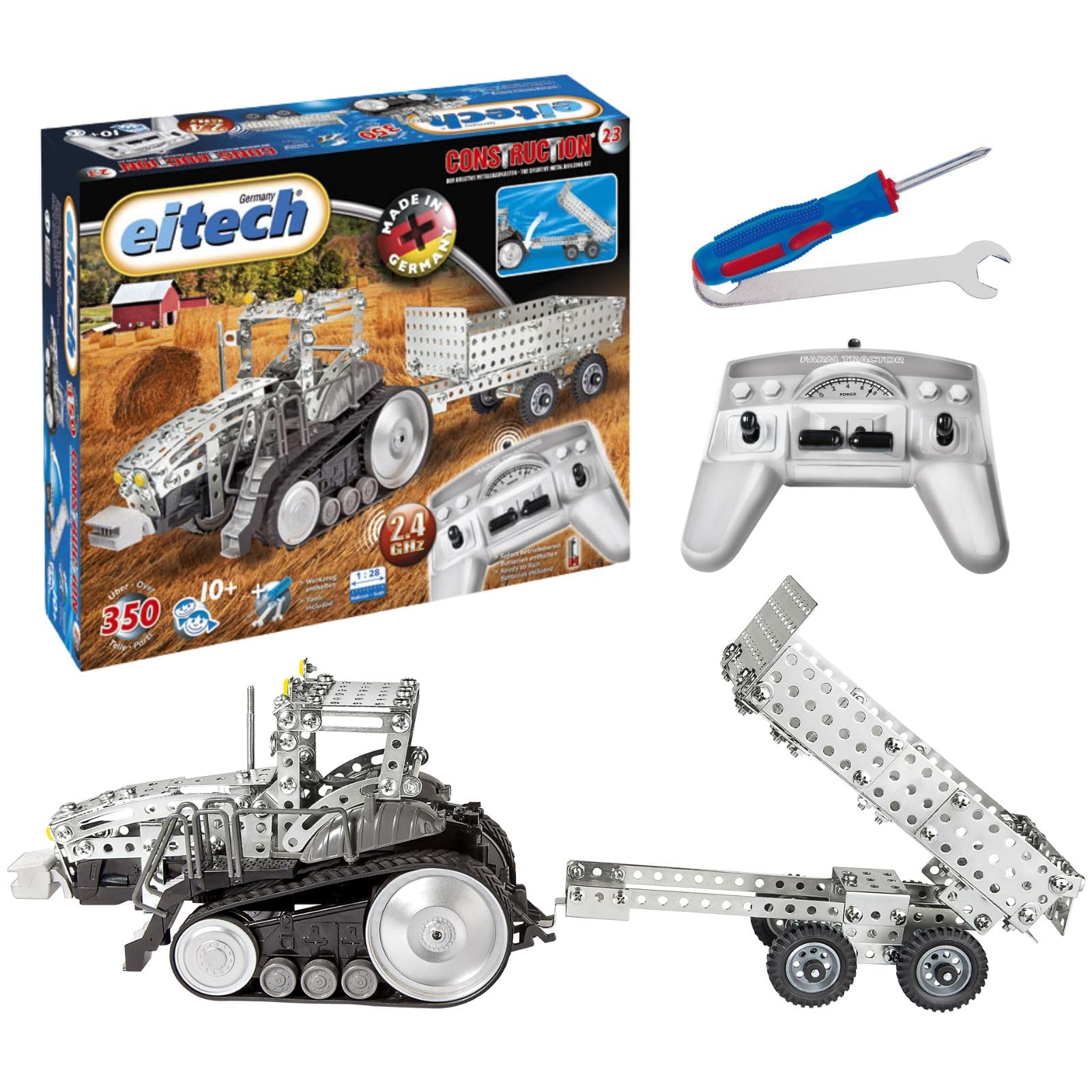 Eitech 00092 Coche de carreras - Juego de construcción de metal (180 piezas) [importado de Alemania] — view 11