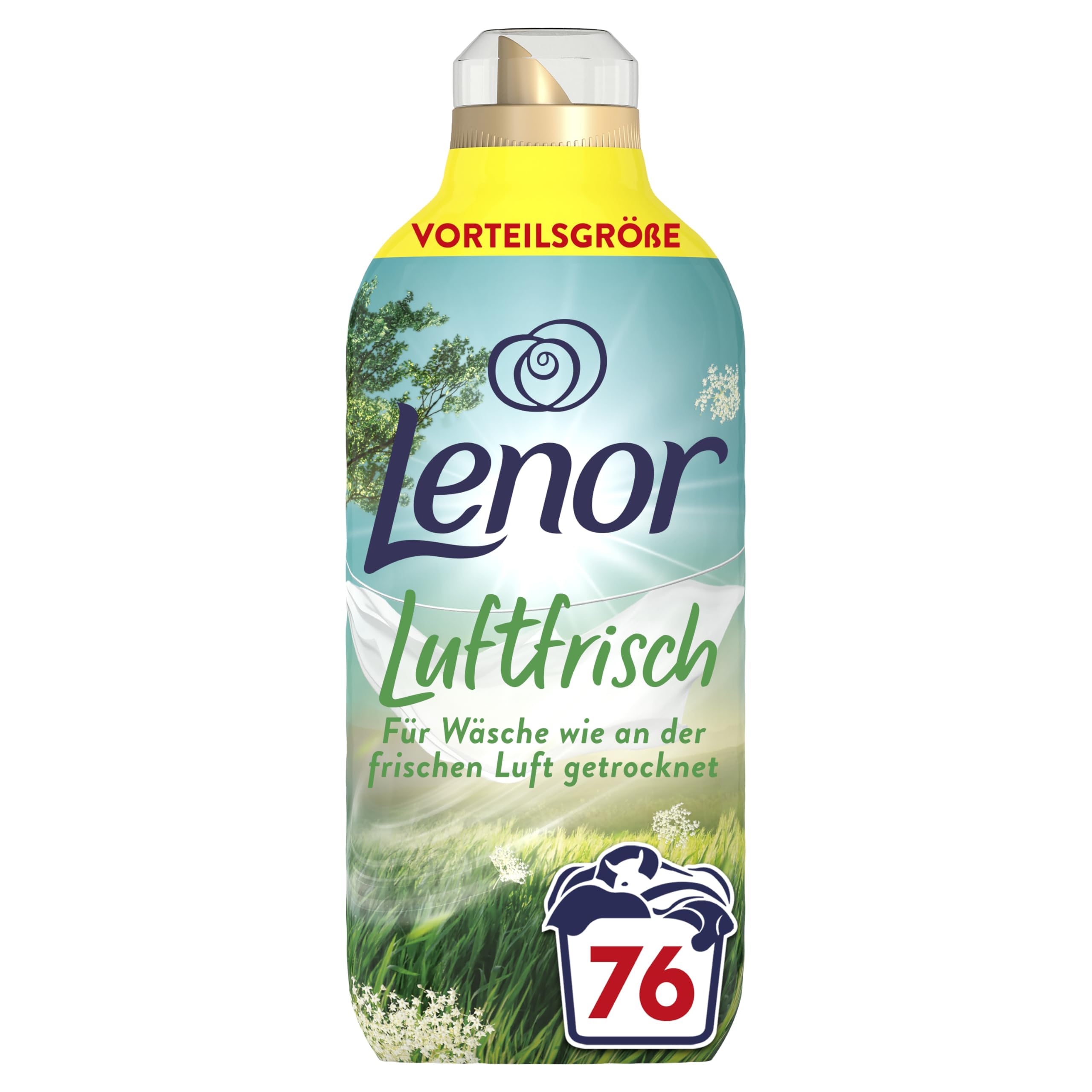 Lenor Luftfrisch Landwiese, Weichspüler, 76 Wäschen
