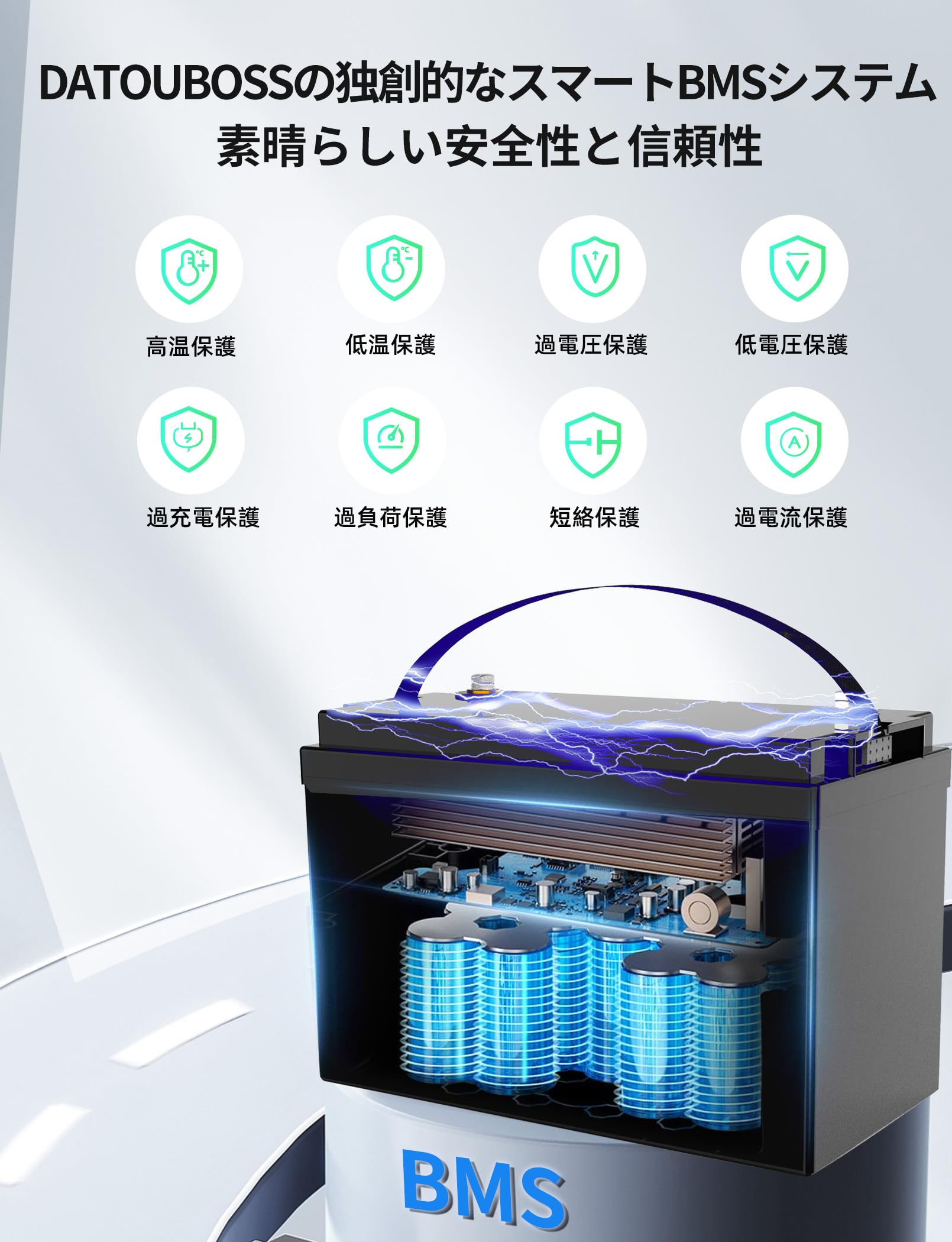 Amazon | DATOUBOSS リン酸鉄リチウムイオンバッテリー 12V 100ah 人気