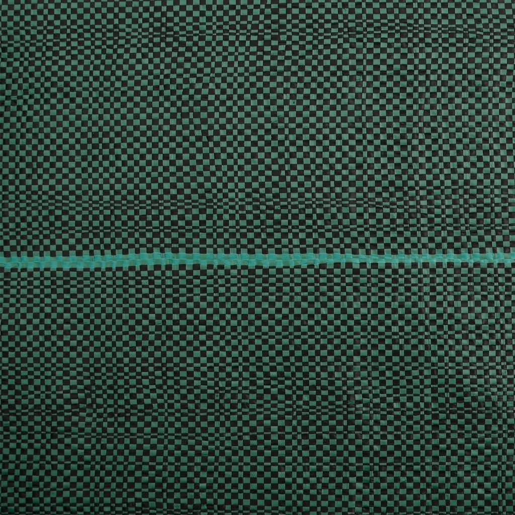 Genérico Membrana de malezas PP Verde 2x100 m, Mallas antihierbas Verde,4005266