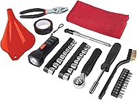 Vista 10 de Performance Tool W1763 Kit de seguridad esencial (11 piezas) - Herramientas de emergencia automotrices compactas y duraderas para tu automóvil