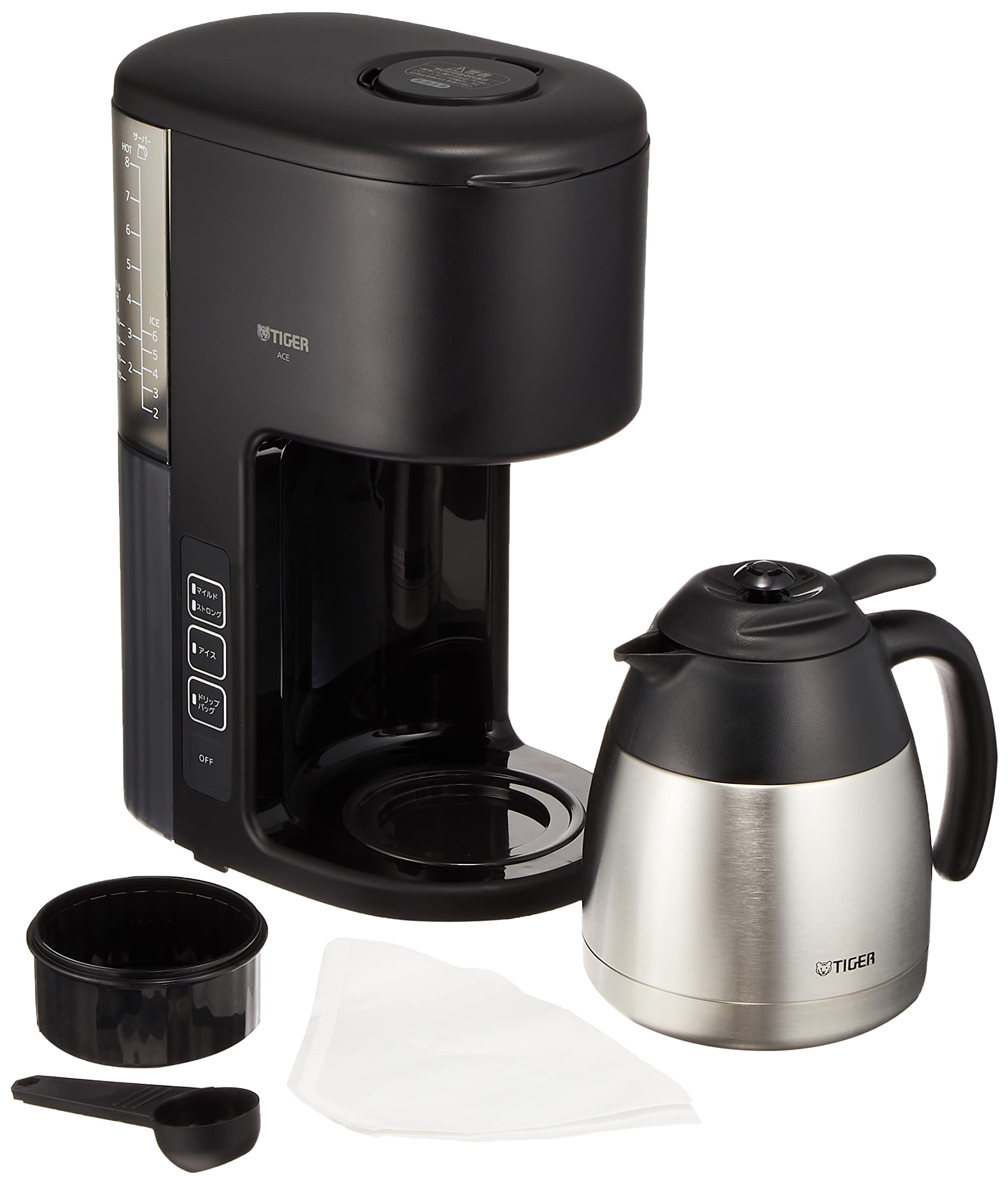 Amazon | タイガー魔法瓶(TIGER) コーヒーメーカー 8杯用 真空  