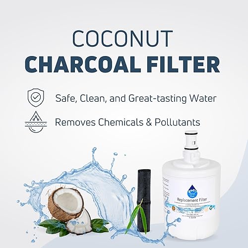 Miniatura 4 de Paquete de 3 filtros de agua de repuesto para refrigerador 8171413 para Whirlpool, Kenmore, KitchenAid  Compatible con Whirlpool 8171413, Kenmore