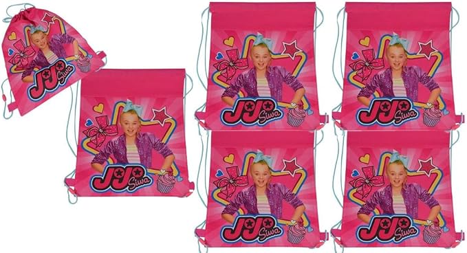 Amazon.com: JoJo Siwa - Lote de 6 bolsas de 14 pulgadas, con cordón y  cordón : Juguetes y Juegos