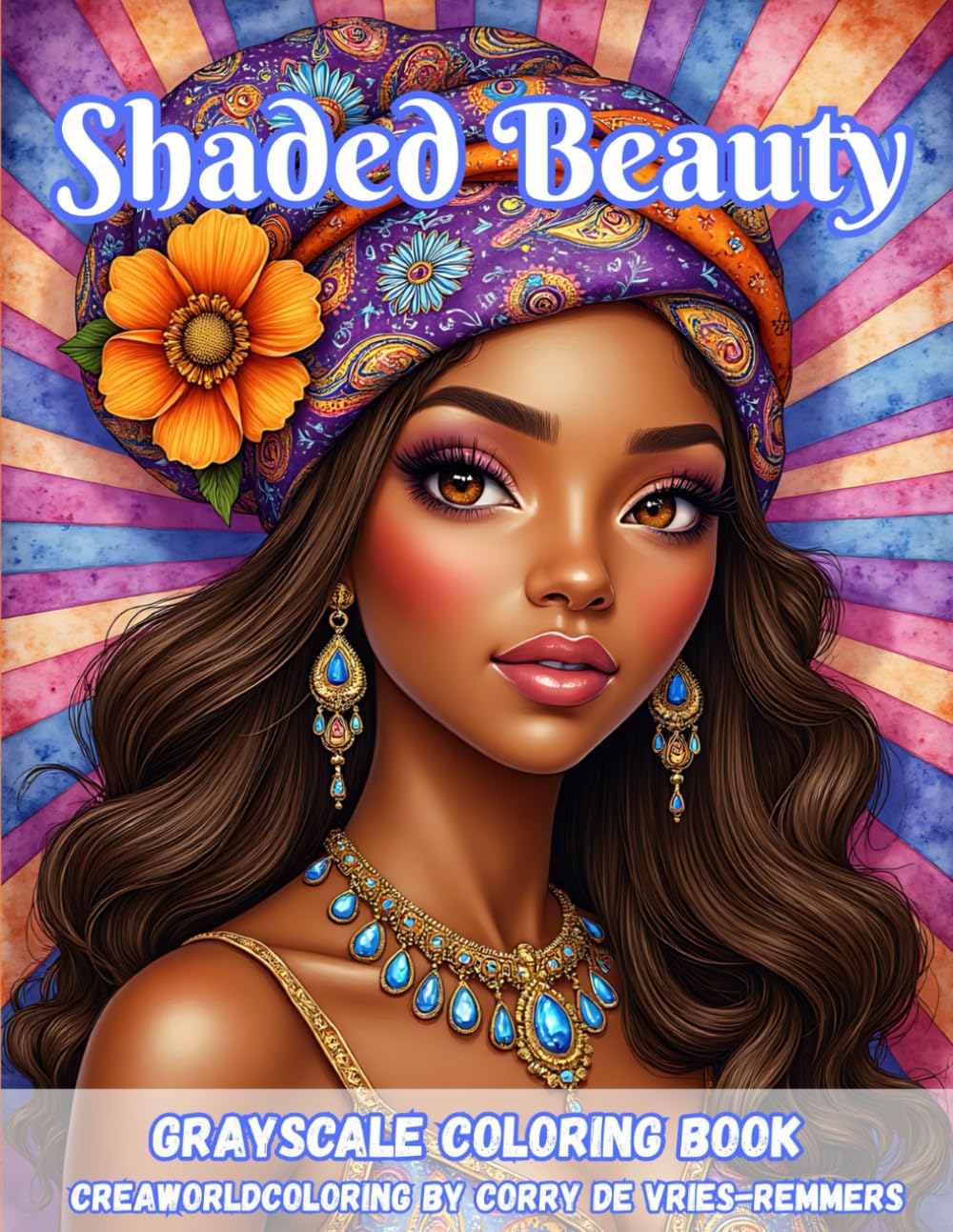 Shaded Beauty: A Coloring Journey Through Elegant Portraits, Mood & Artistic Detail