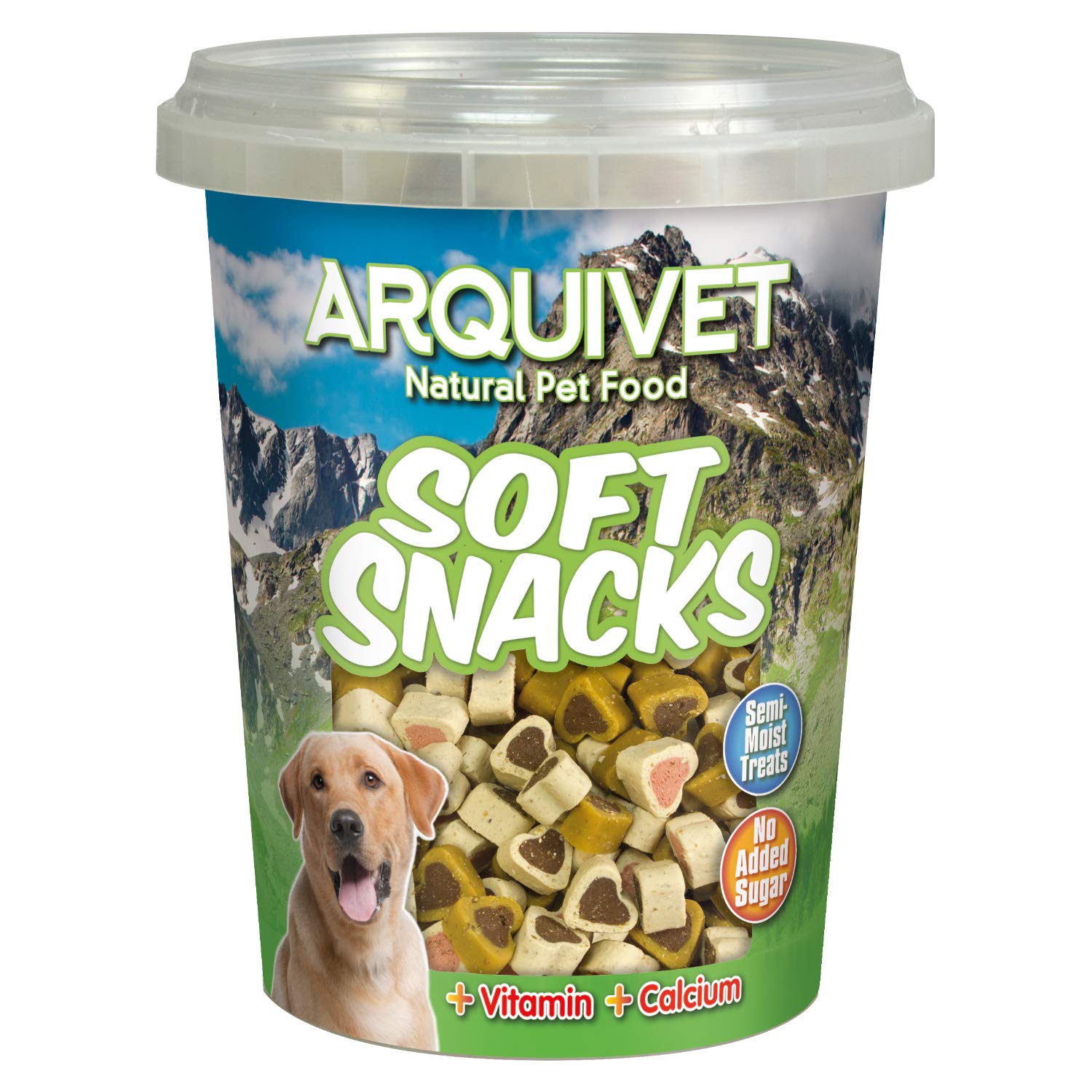 Arquivet Soft Snacks para Perro Corazones Mix para Perro, 300 g (Paquete de 1)