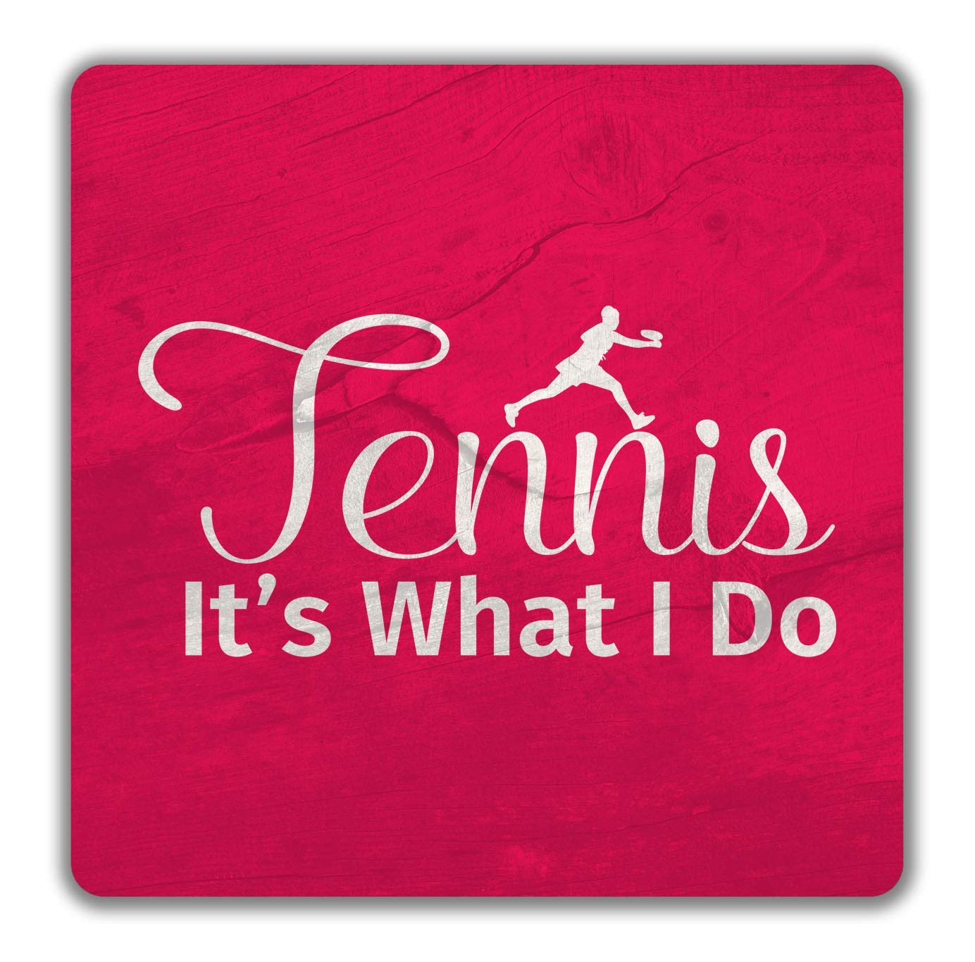 ShopagiftTennis It's What I Do 2 Pack Coasters - 9cm x 9cm