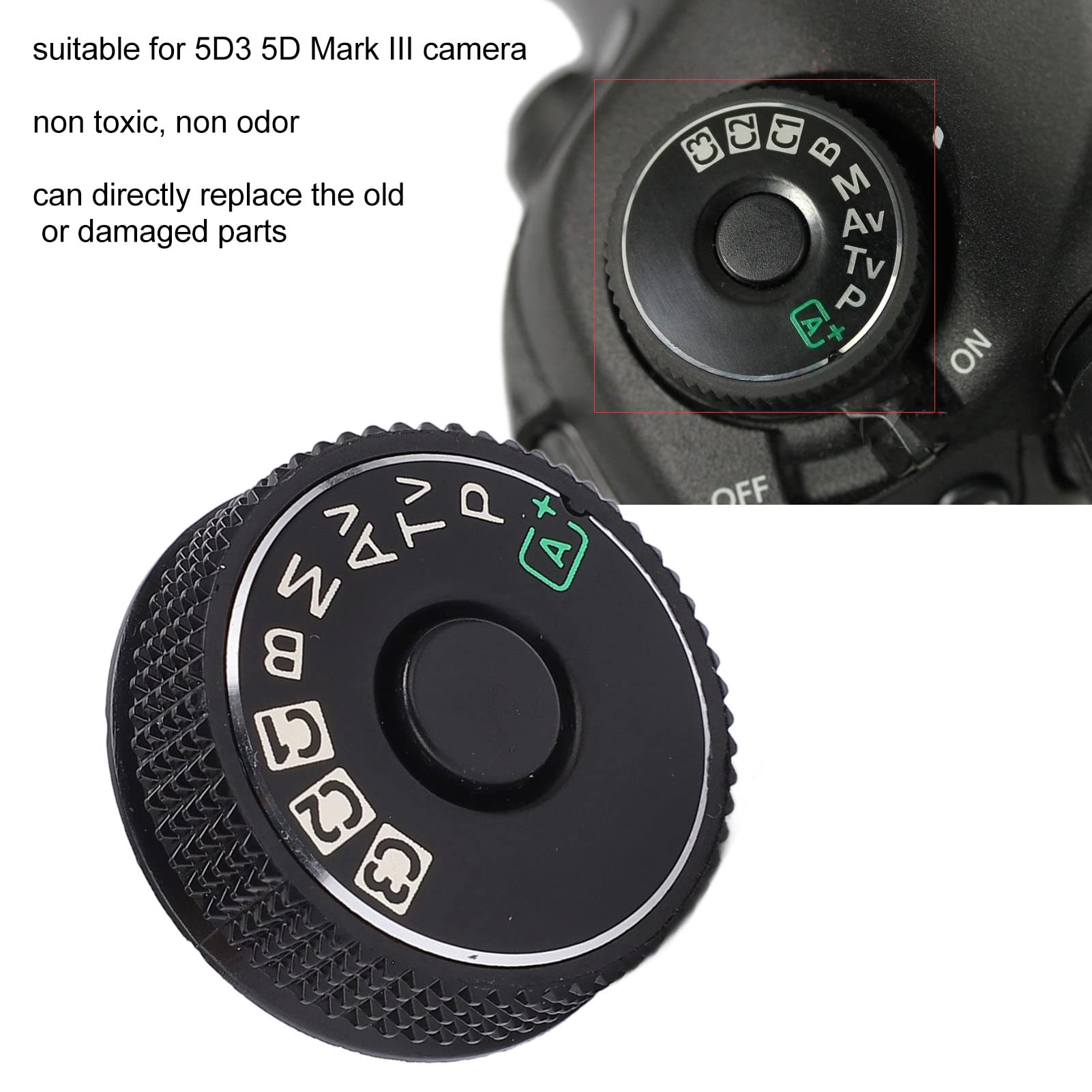 III Mark 5D EOS CANON レンズキャップ付き 本体 III Mark 5D EOS
