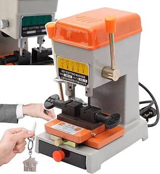 Professional Key Cutting Machine,368A Vertical Key Machine,with Storage DrawerTool Storage/accessories Tools, Built-in Light Bulb,Manual Control,for Cylindrical, Multi-lock Keys,368A