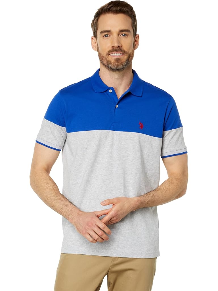 U.S. POLO ASSN. Color-Block Small Pony Jersey Polo