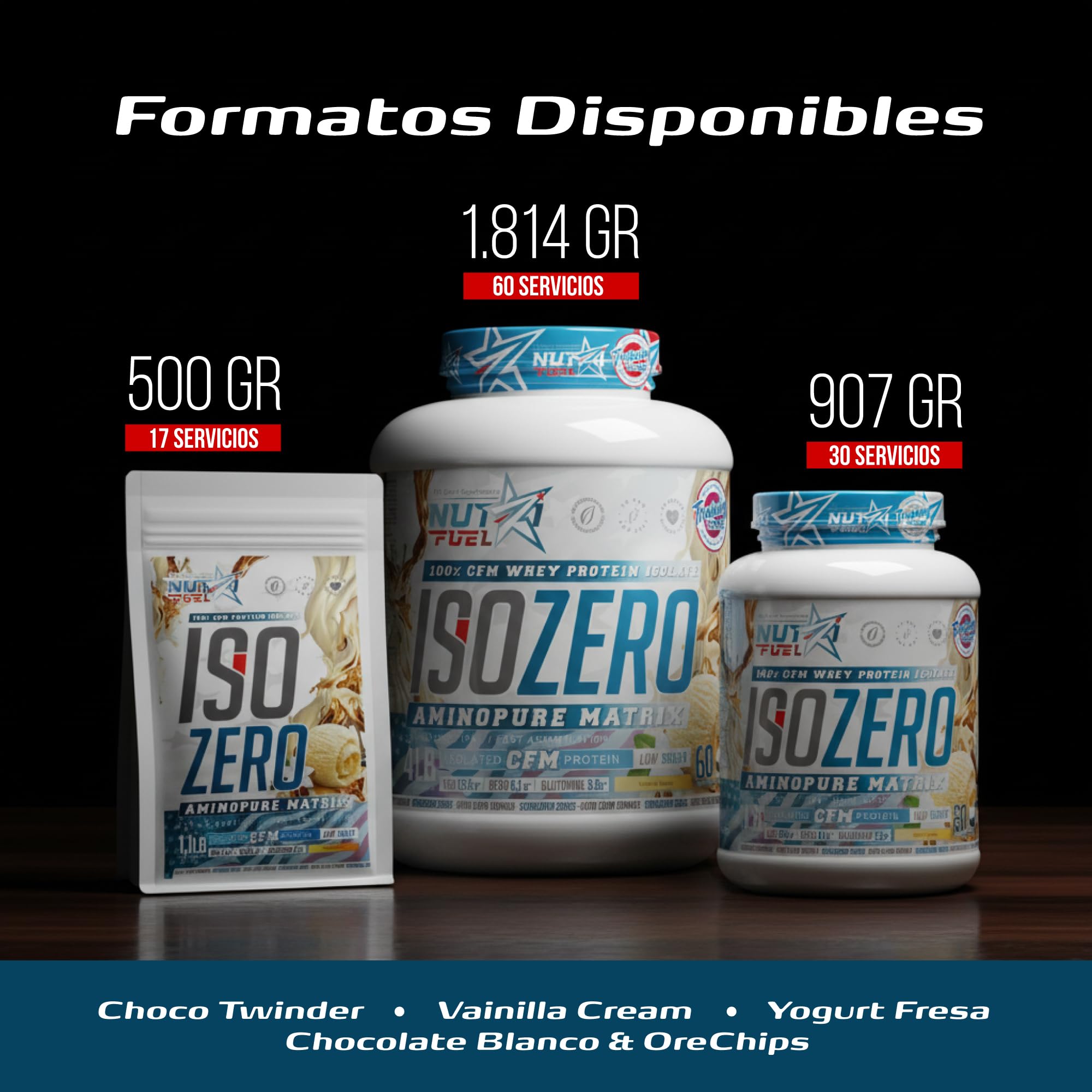 Proteina Whey Isolate Aislada En Polvo Con BCAA Glutamina Enzimas Digestivas Digezyme Whey Protein Suero Recuperacion Muscular Chocolate Blanco & OreChips