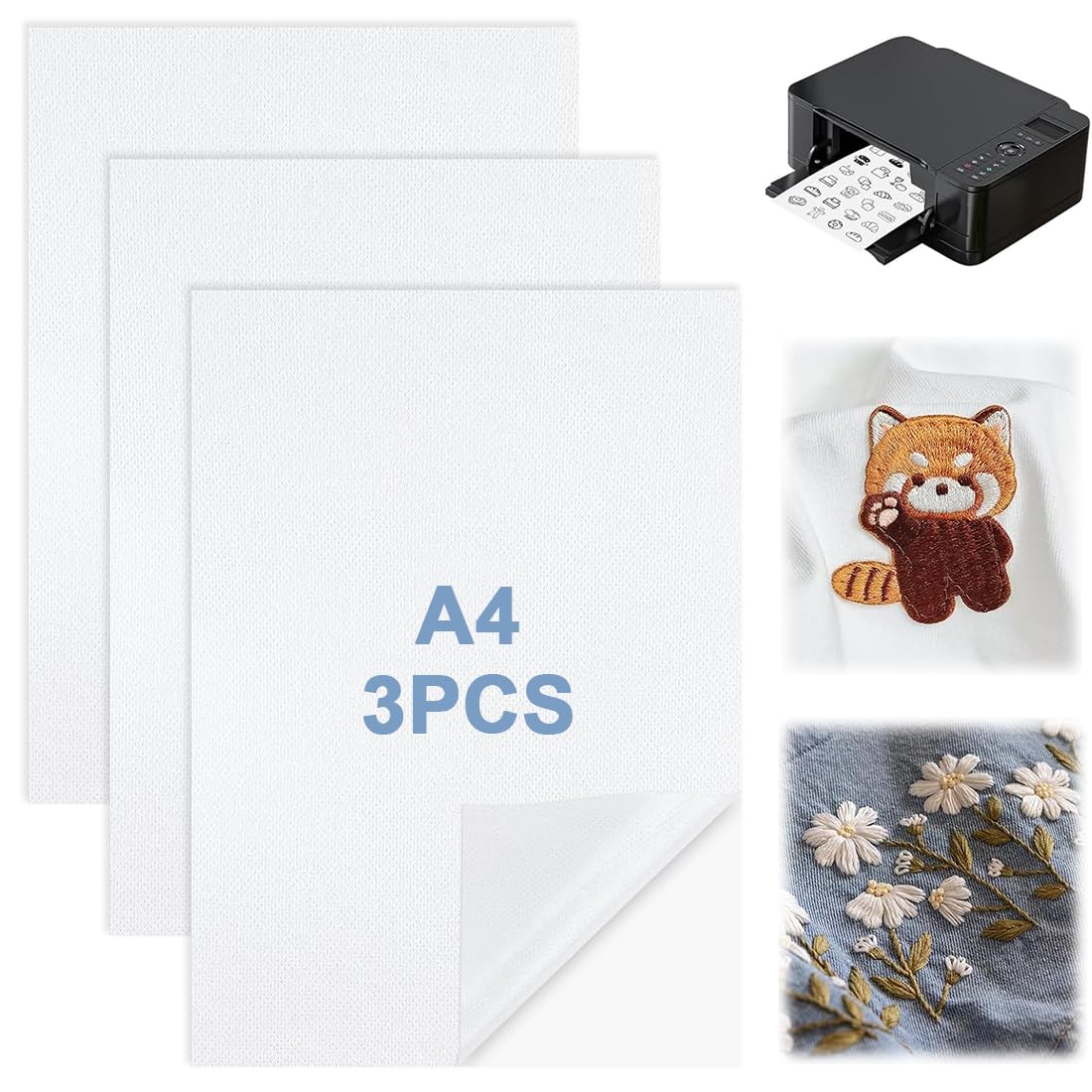 Stabilizzatore Per Ricamo Idrosolubile - Tessuto Non Tessuto, 26x270cm, Per Macchina E Mano - Foto 4