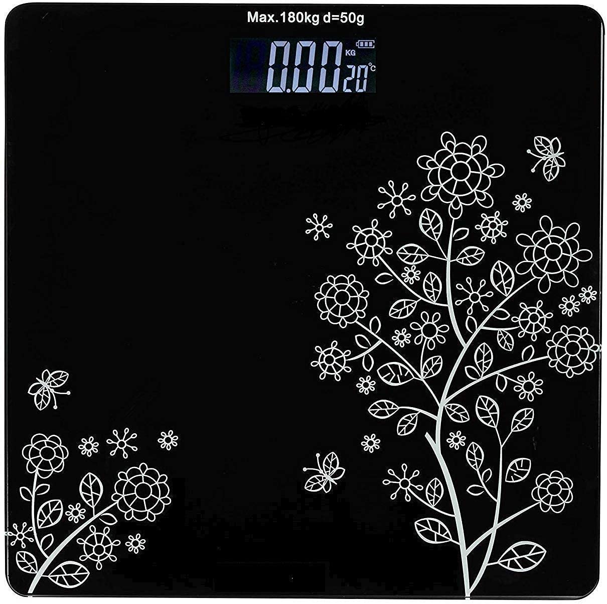 CPEX 8mm Glass 180Kg Personal Digital Bathroom Weighing Scale l Personal Body Weighing Machine l Home Diet Planer l Daily Weight Checker (Black)-image-35