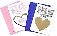 Vista 15 de Tarjeta para raspar con texto en inglés «Will You Be My Godmother Godfather Scratch Off», tarjeta para promoción de Tia y Tio a Padrinos de parte