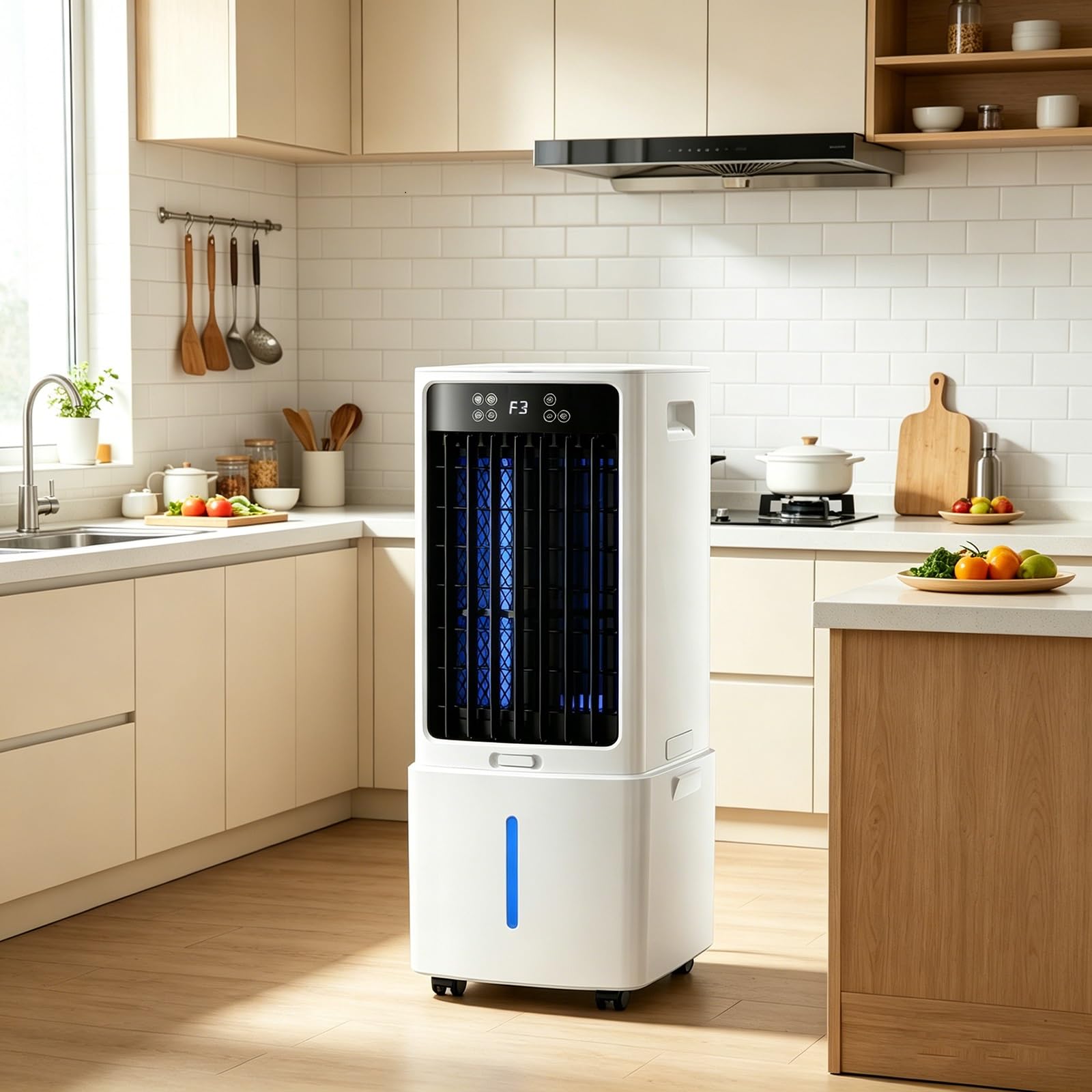 Portable Air Conditioner 12L, 3-in-1 Evaporative Air Cooler, 35dB Quiet Coo