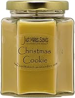 Just Makes Scents Christmas Cookie Scented Soy Candle - Fresh Baked Cookies Aroma, Hand Poured in USA, 40-Hour Burn