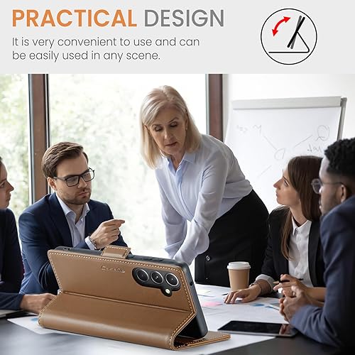 Miniatura 10 de SINIANL Funda tipo cartera para Samsung Galaxy S23 Ultra con bloqueo RFID, para Samsung S23 Ultra para mujeres y hombres, tarjetero, cierre